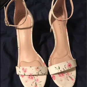 floral heels